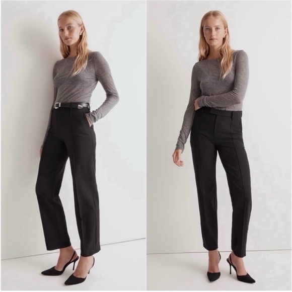 Madewell Pants - NEW WITH TAGS Madewell Black The Fairbanks Trouser Pant in Size 4